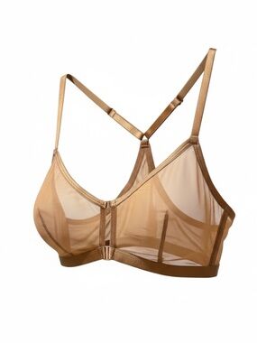 Auden Light Brown Sheer Bralette